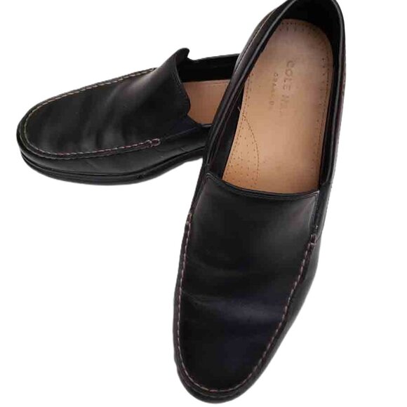 Cole Haan Leather Loafers Driving Shoes Black 20792 Men's Size 12M - Picture 1 of 5